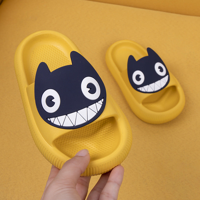 Cartoon Cat Sandals for Kids – Soft Slip-On Comfort