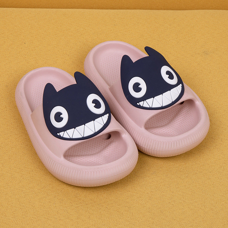 Cartoon Cat Sandals for Kids – Soft Slip-On Comfort