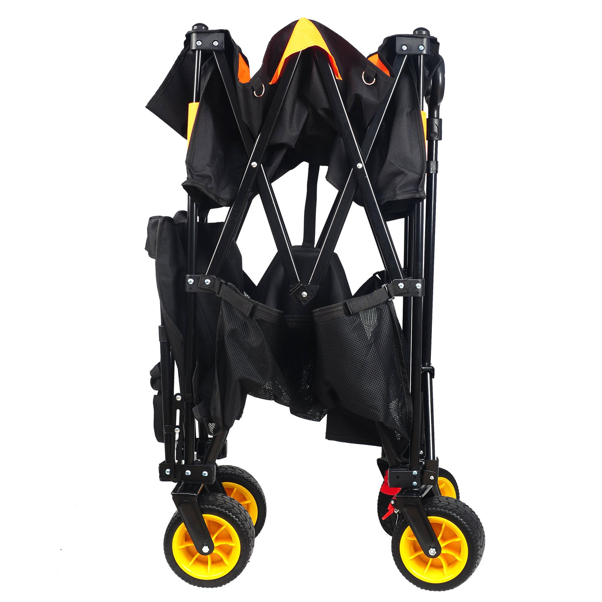 Folding Wagon Cart with All-Terrain Wheels & Extender