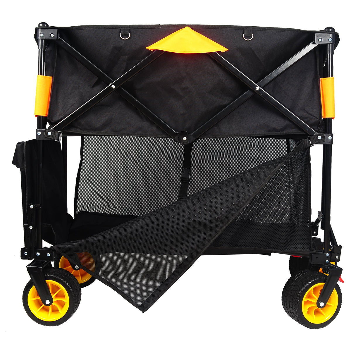 Folding Wagon Cart with All-Terrain Wheels & Extender