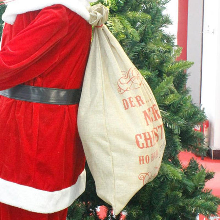 Christmas Gift Bag for Oversized Presents and Holiday Decor