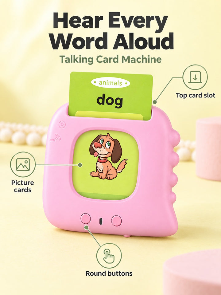 Bilingual English Chinese Talking Card Machine for Toddlers