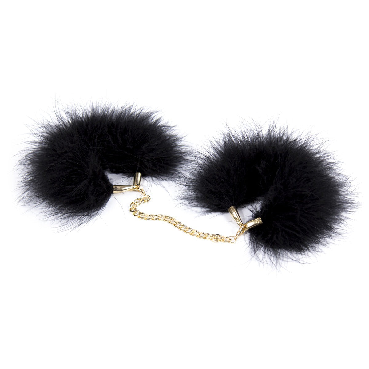 Feather Handcuffs for Playful Costume Restraint Gear