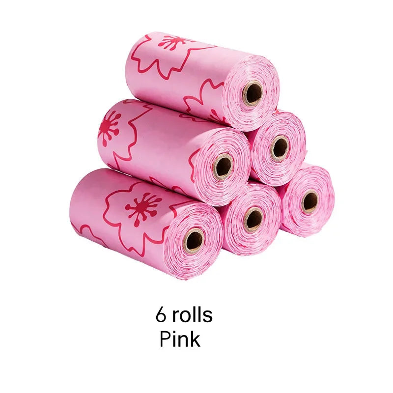 Dog Poop Bags with Dispenser for Easy Walk Cleanup