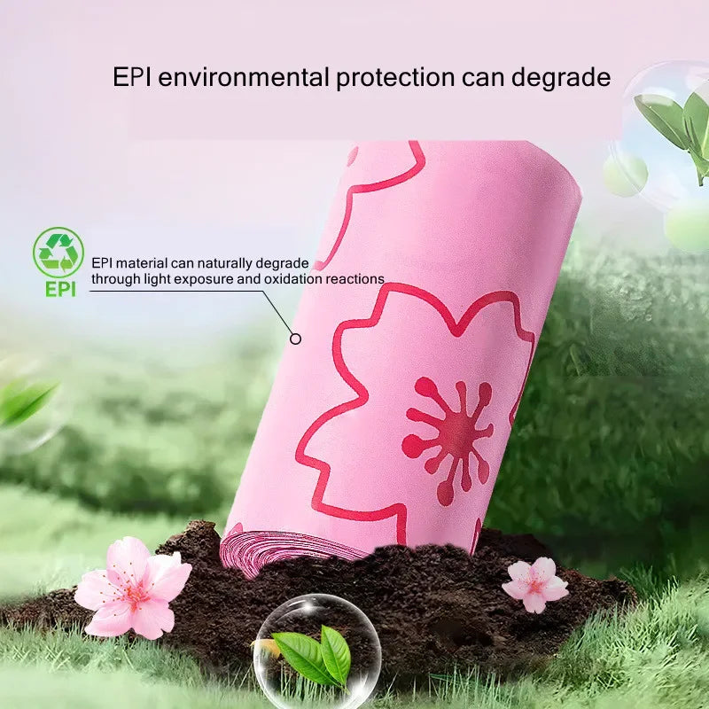 Dog Poop Bags with Dispenser for Easy Walk Cleanup
