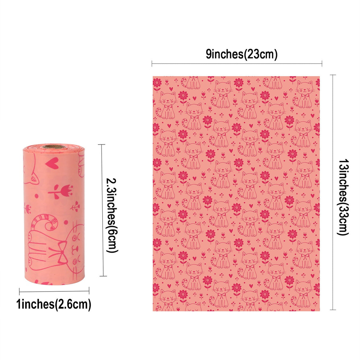 Biodegradable Pet Waste Bags, Leak-Proof & Extra Strong