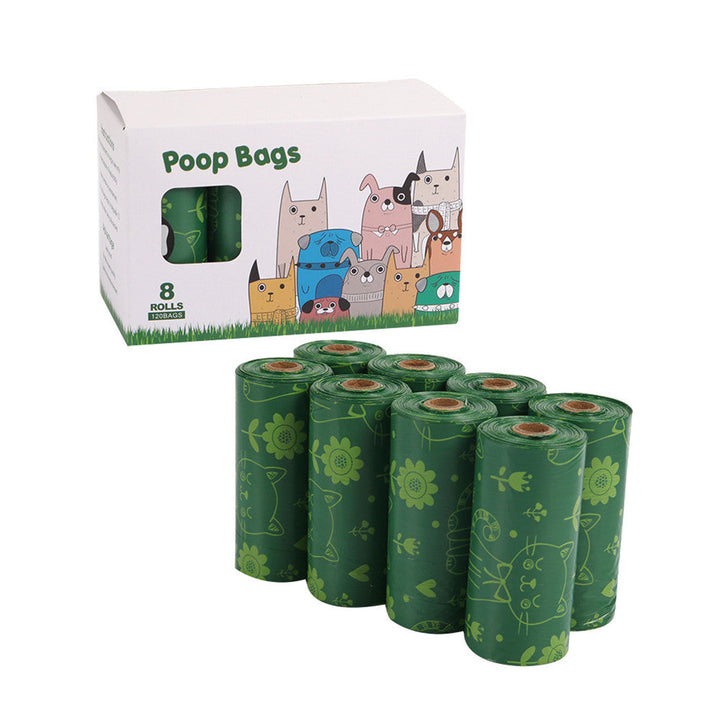 Leak-Proof Dog Poop Bags, 8-Roll Extra-Strong Pack