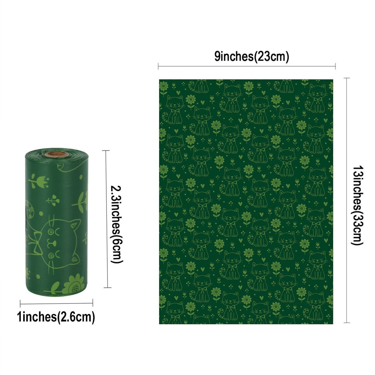 Biodegradable Dog Poop Bags - Leak-Proof Extra Thick 20 Rolls