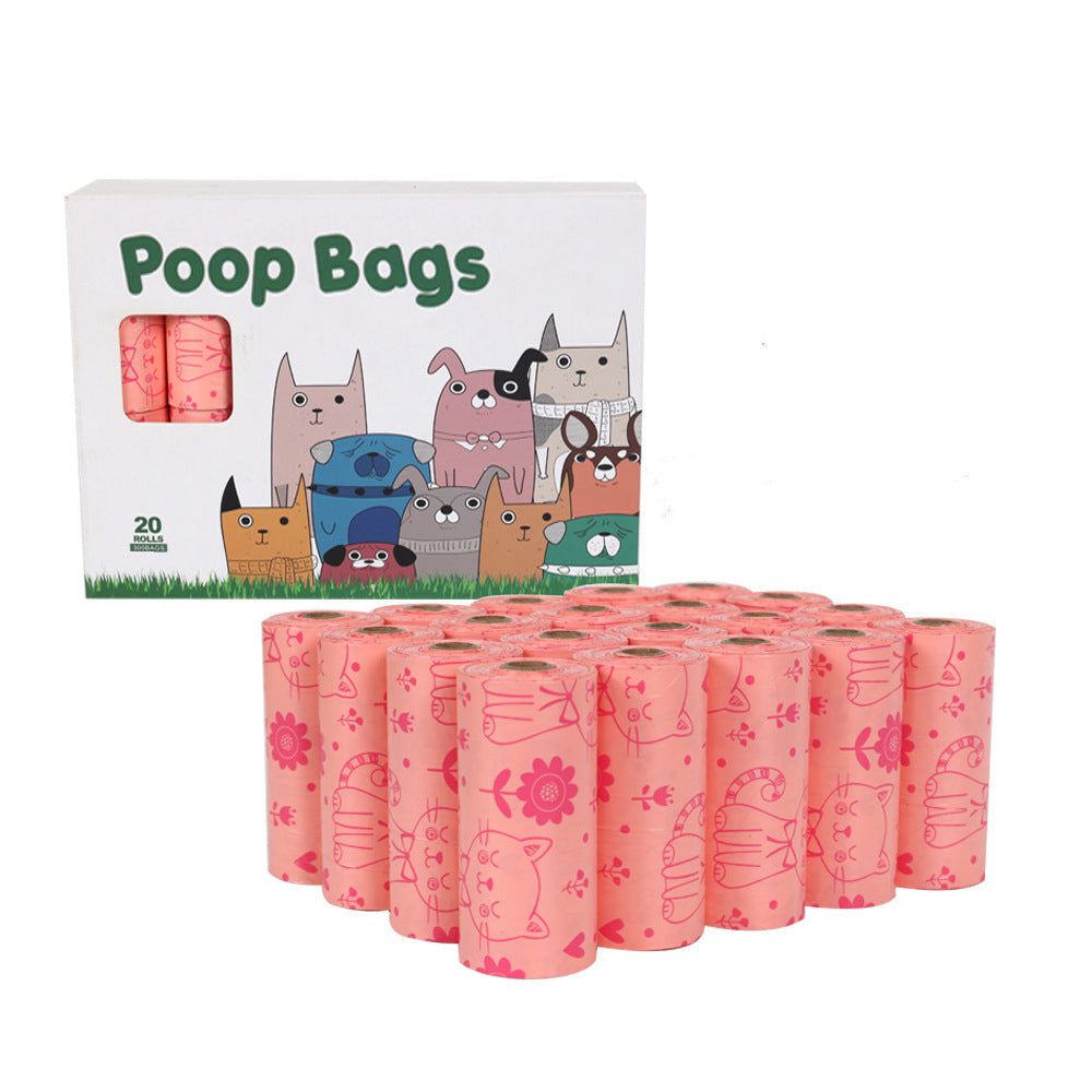 Biodegradable Dog Poop Bags - Leak-Proof Extra Thick 20 Rolls