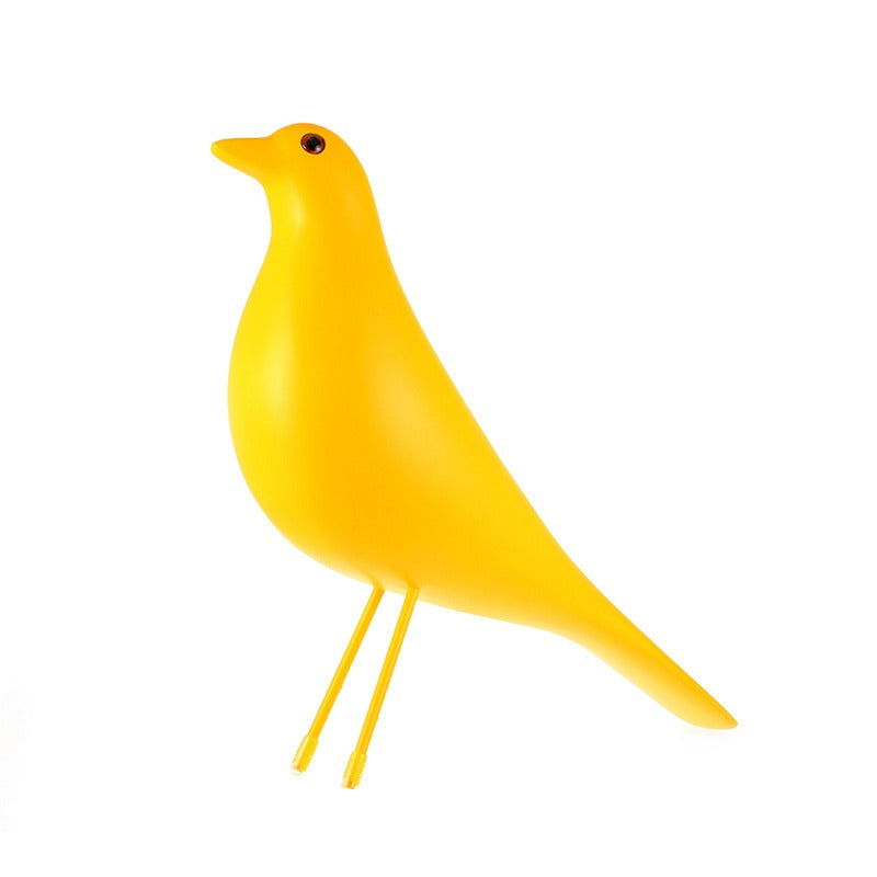 Minimalist Bird Resin Sculpture for Modern Shelf Decor