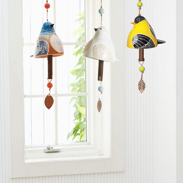 Bird Song Wind Chime for Colorful Garden & Window Decor