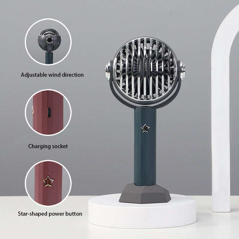USB Desk Fan Ornament: Cooling Gift With Decor Style