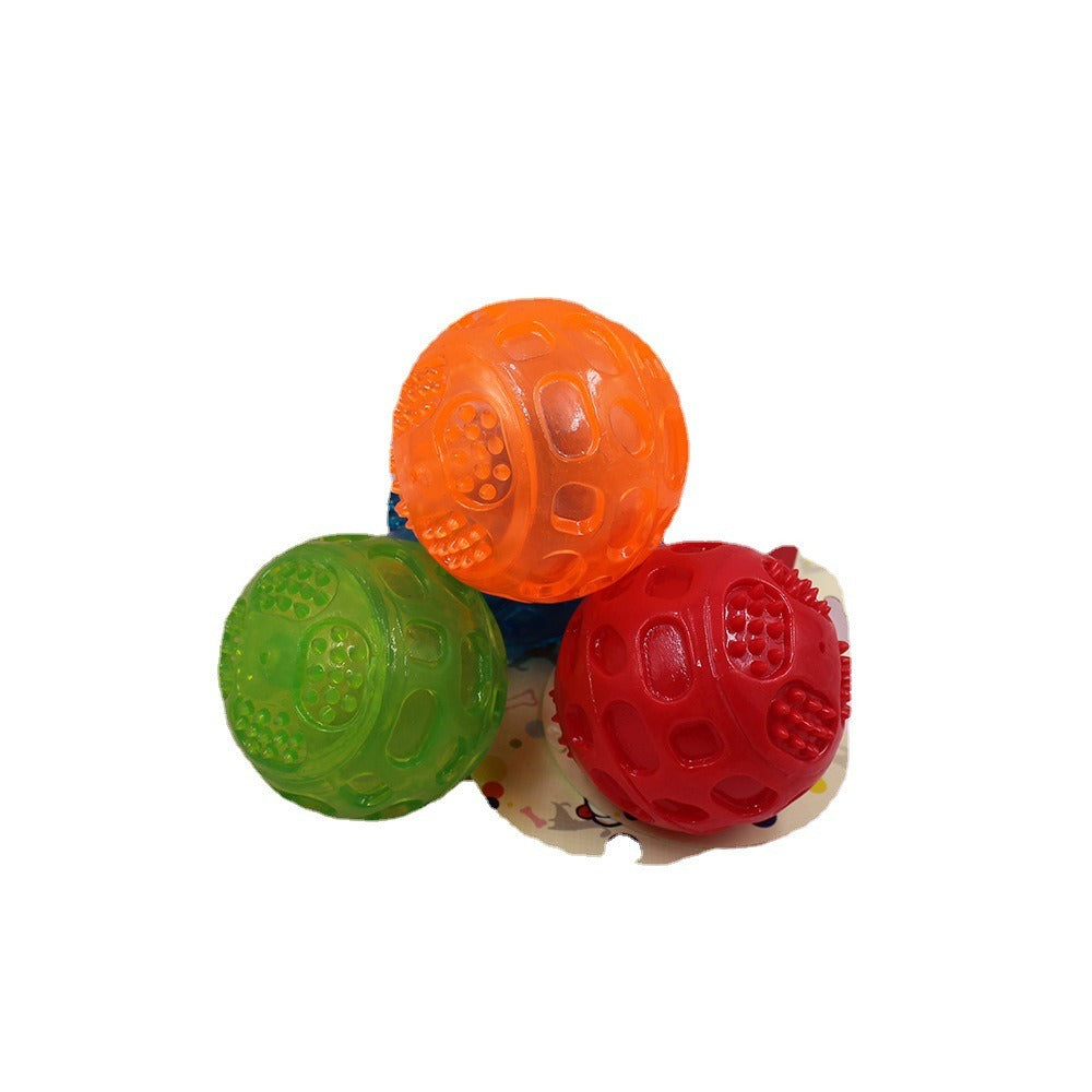 Interactive Dog Ball Toy for Chewing & Fetch Play