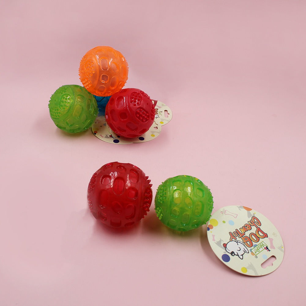 Interactive Dog Ball Toy for Chewing & Fetch Play