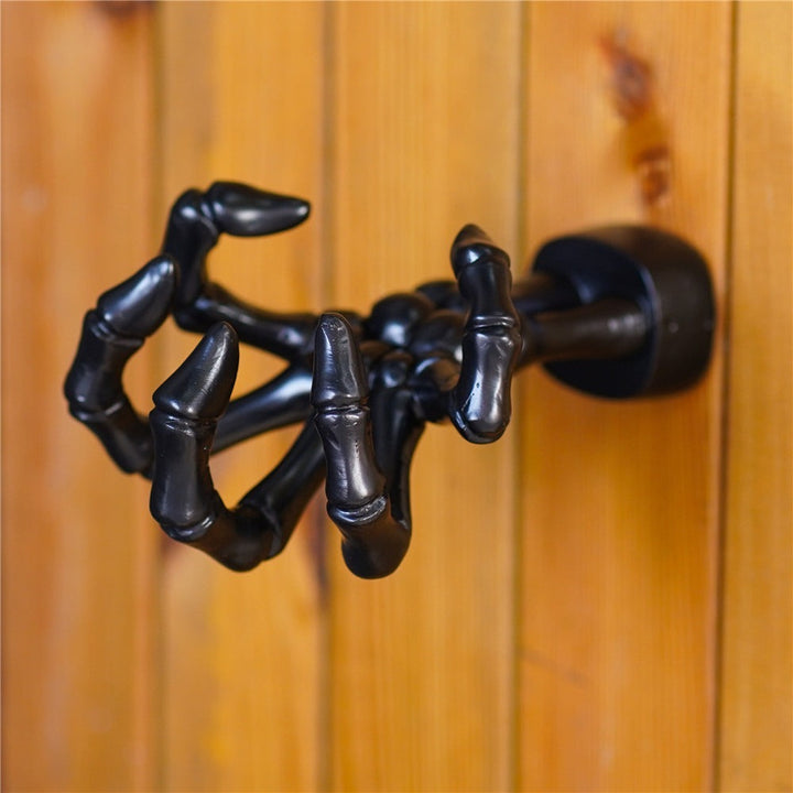 Black Ghost Hand Wall Hook for Gothic Key Storage