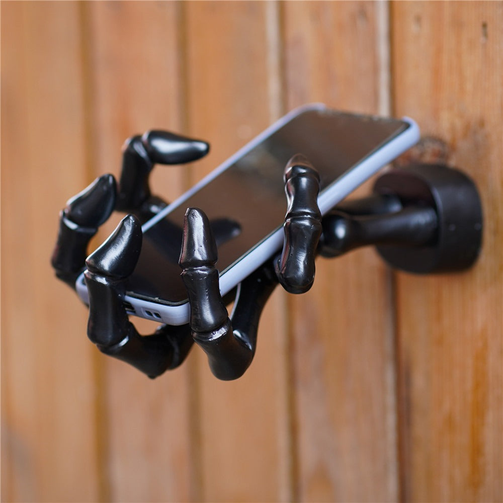 Black Ghost Hand Wall Hook for Gothic Key Storage