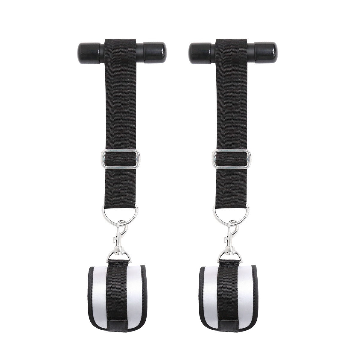 Door Restraint Set with Padded Cuffs for Hands-Free Play