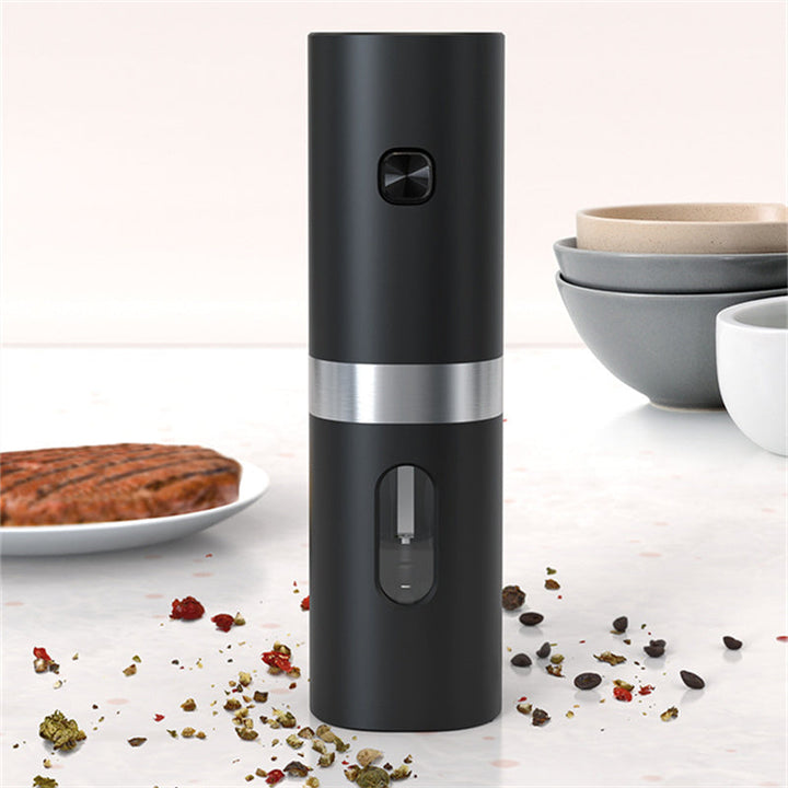 Electric Pepper Grinder with Adjustable Coarse-to-Fine Grind