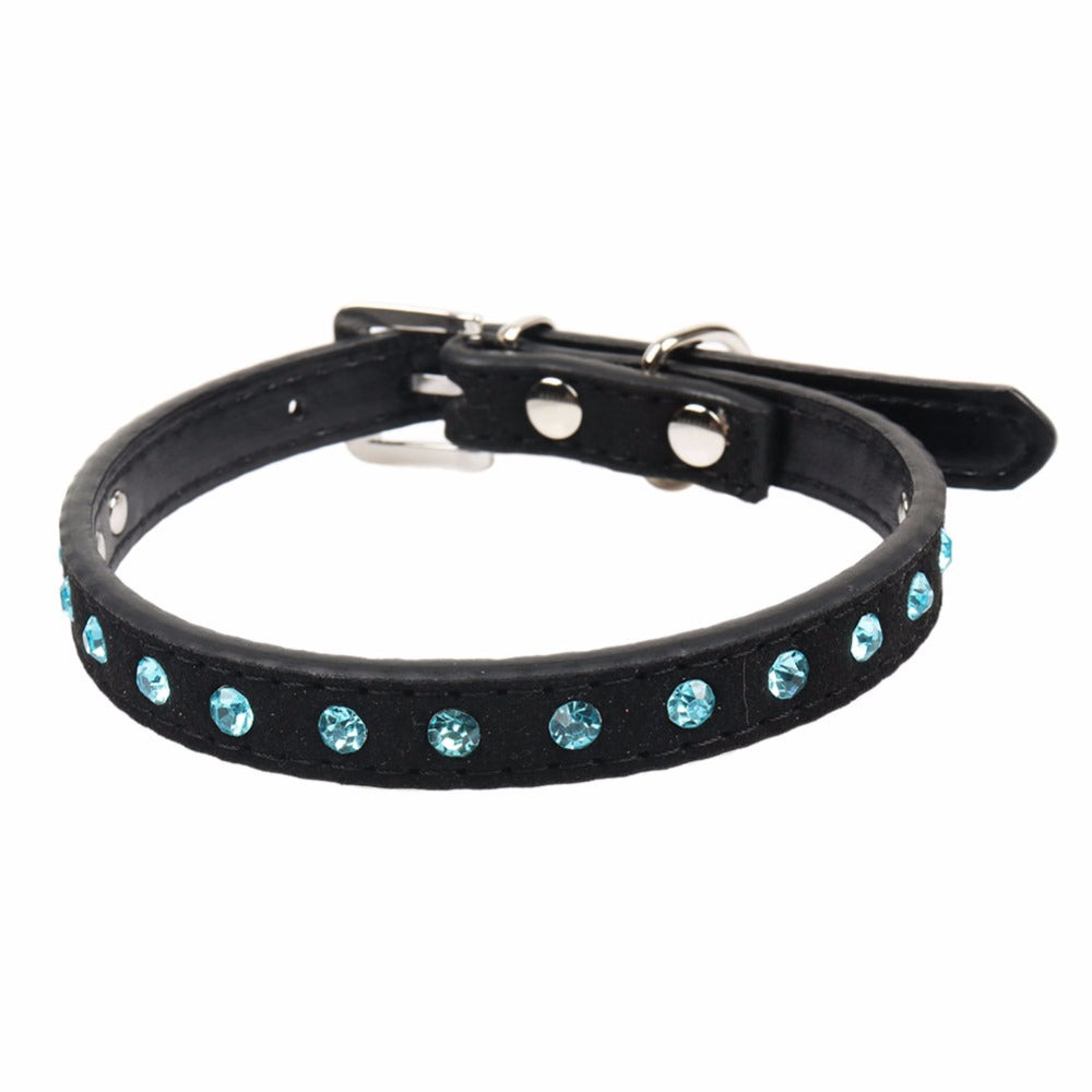 Small Cat Breakaway Collar Set With Rhinestone Style