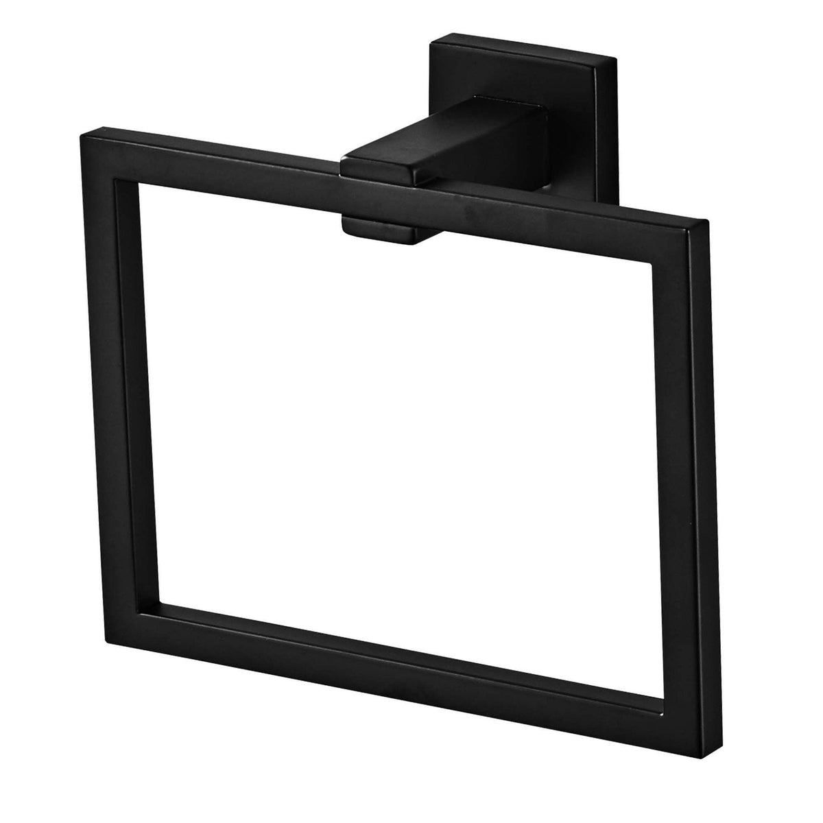 Black Towel Ring Wall Mount for Cleaner Bathroom Style