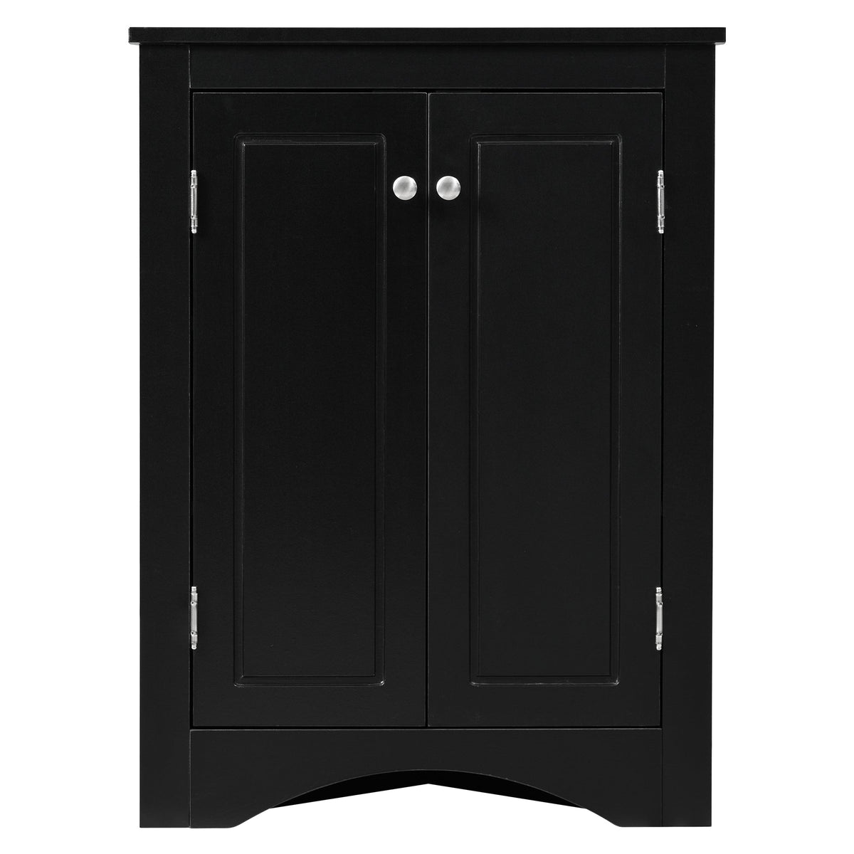 Corner Bathroom Storage Cabinet with Adjustable Shelves