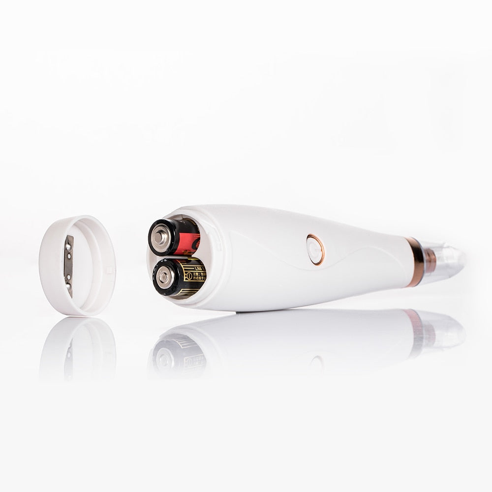 Blackhead Vacuum Pore Cleaner with 3 Suction Heads