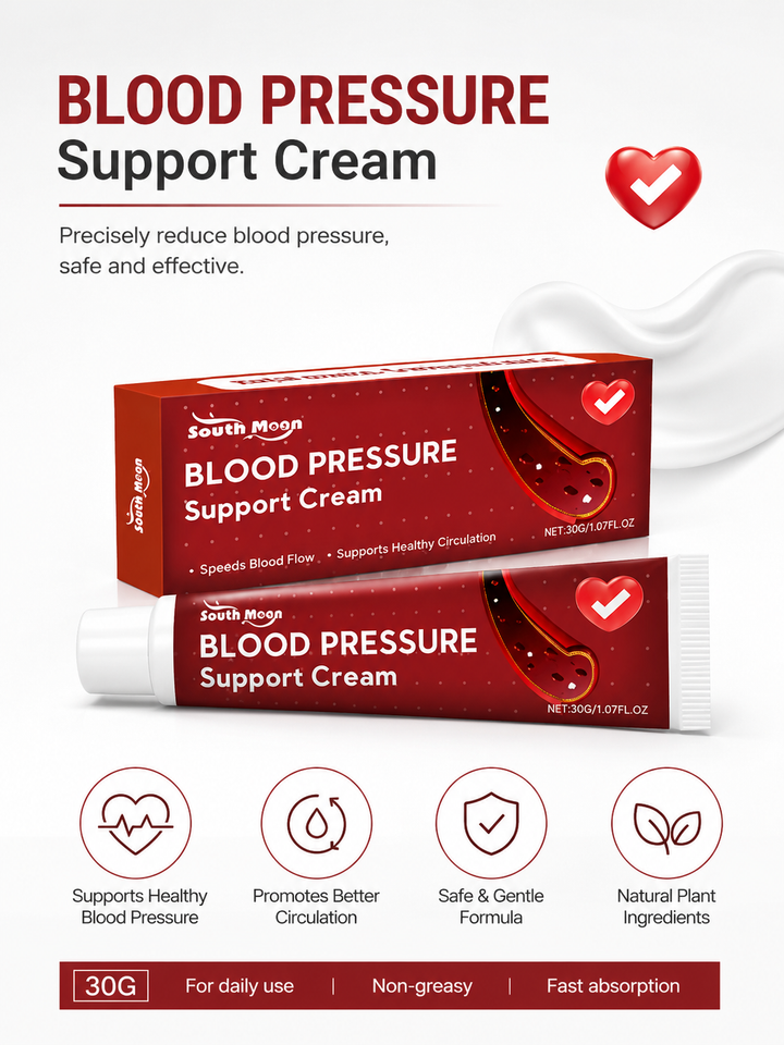 Blood Pressure Support Cream — Safe, Targeted Topical