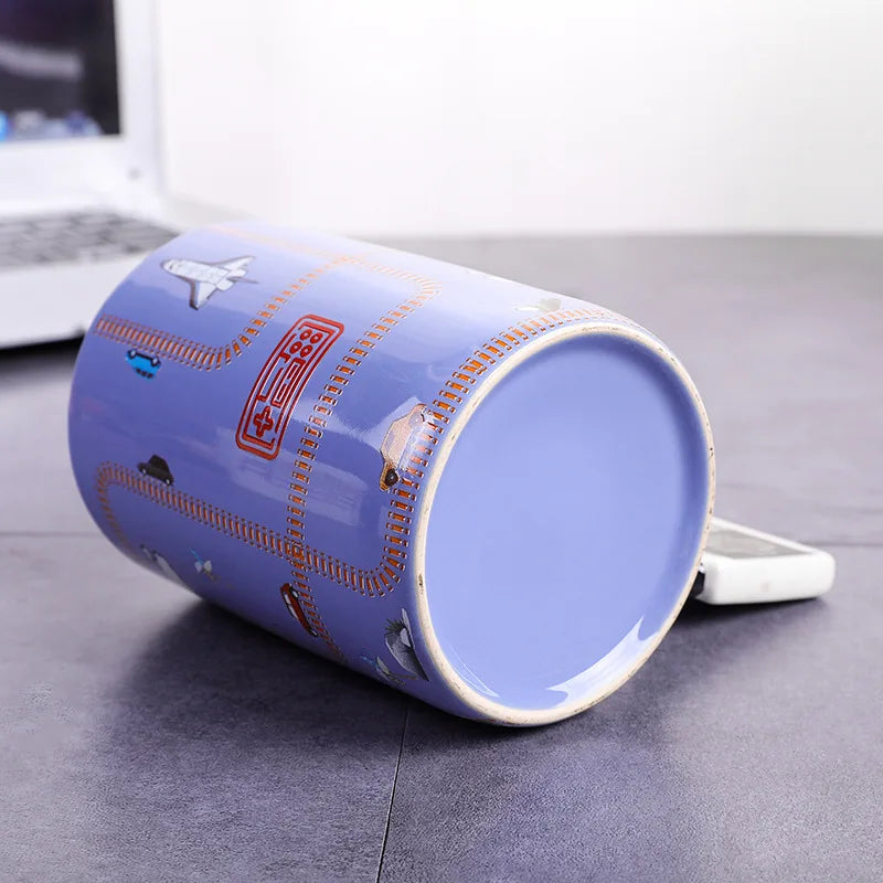 Game Controller Handle Ceramic Mug for Retro Gamers