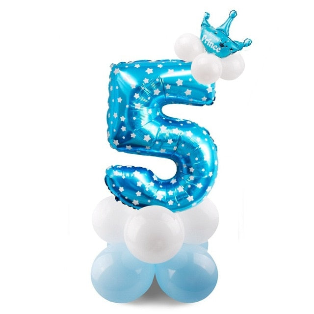 Giant Foil Number Balloons — Big Birthday Display