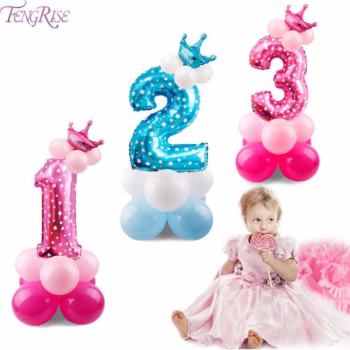 Giant Foil Number Balloons — Big Birthday Display