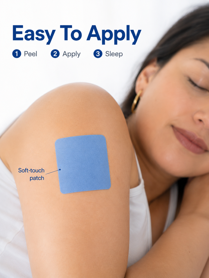 Blue Wind Chime Sleep Patch — Overnight Calm with Blue Bell