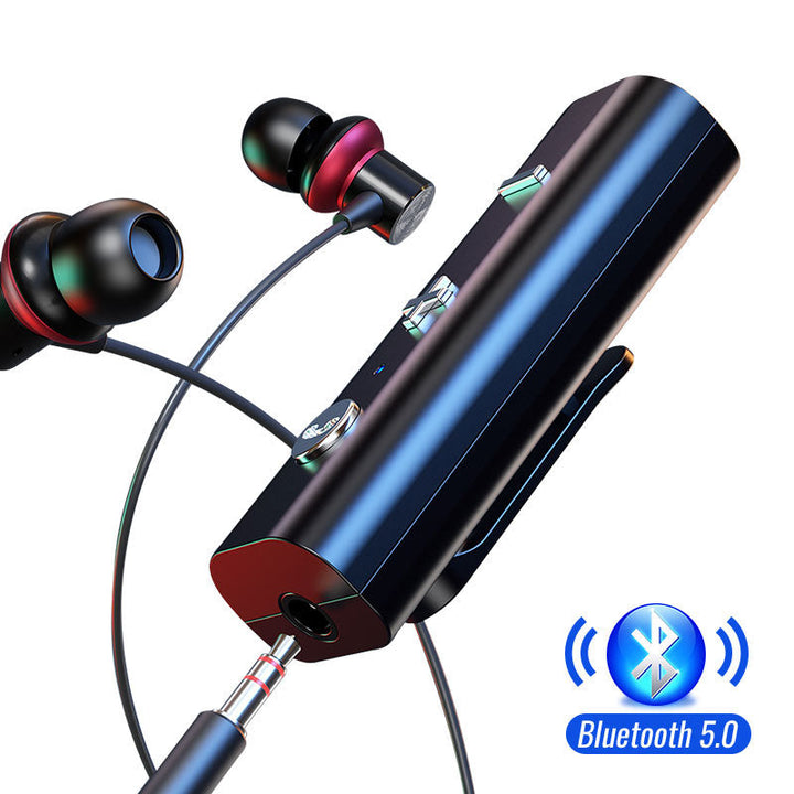 Bluetooth 5.0 Receiver: Wireless 3.5mm Headphone Adapter
