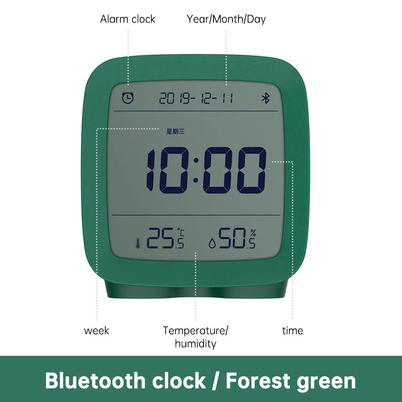 Bluetooth Alarm Clock with Temp & Humidity Monitor