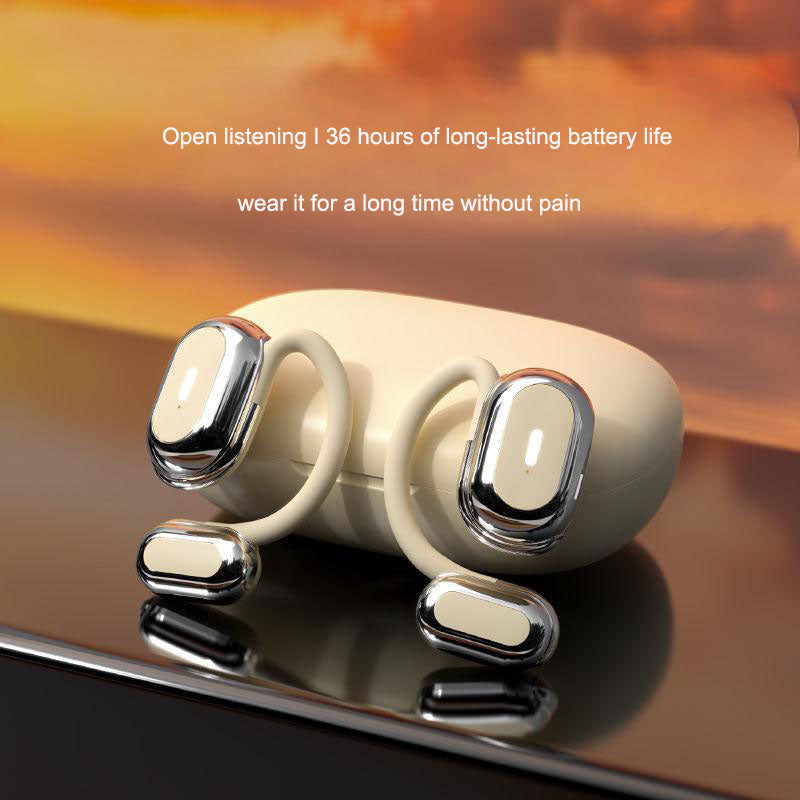Open-Ear Wireless Earphones with 36H Battery for Running