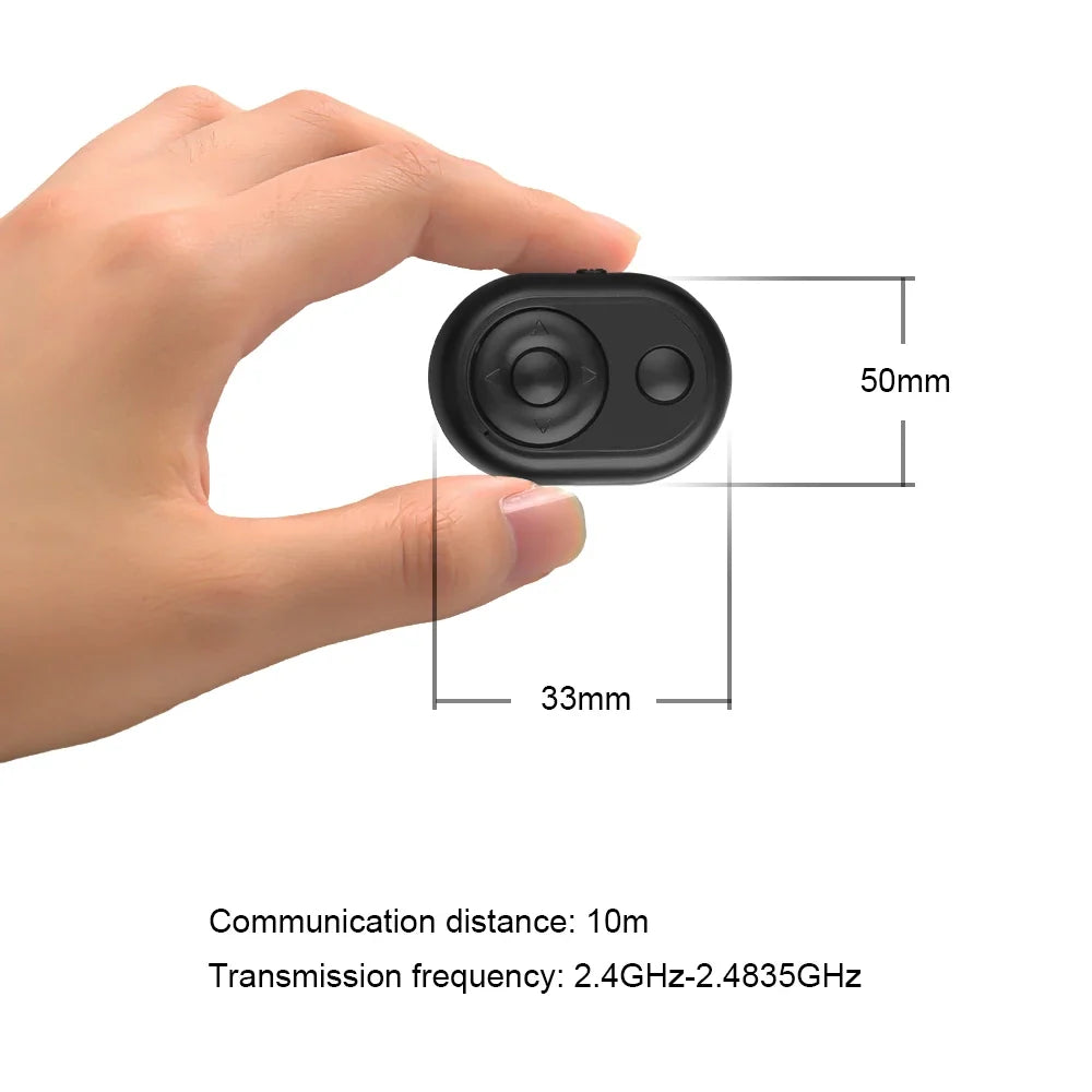Bluetooth Remote Camera Shutter Button for Phone Selfies
