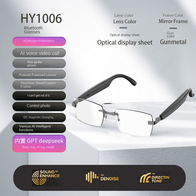 Bluetooth Smart Sunglasses: Calls, Music & AI Translation