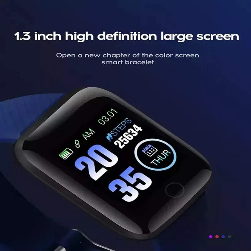 Fitness Tracker Smartwatch with Heart Rate & Step Counter