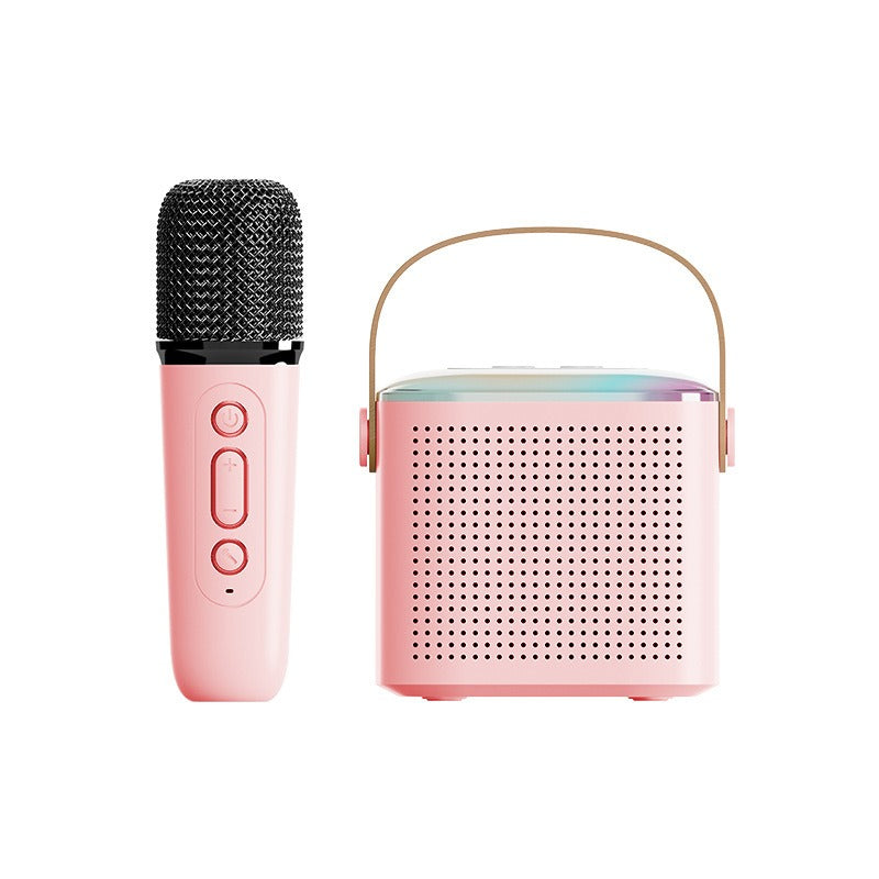 Bluetooth Karaoke Speaker with Wireless Mic for Kids