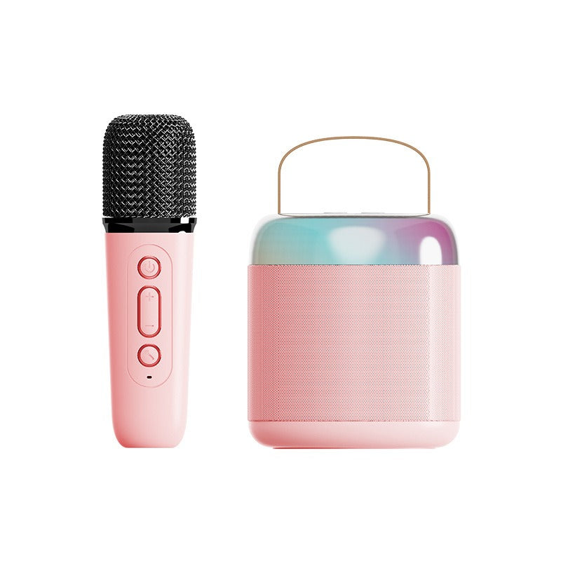 Bluetooth Karaoke Speaker with Wireless Mic for Kids