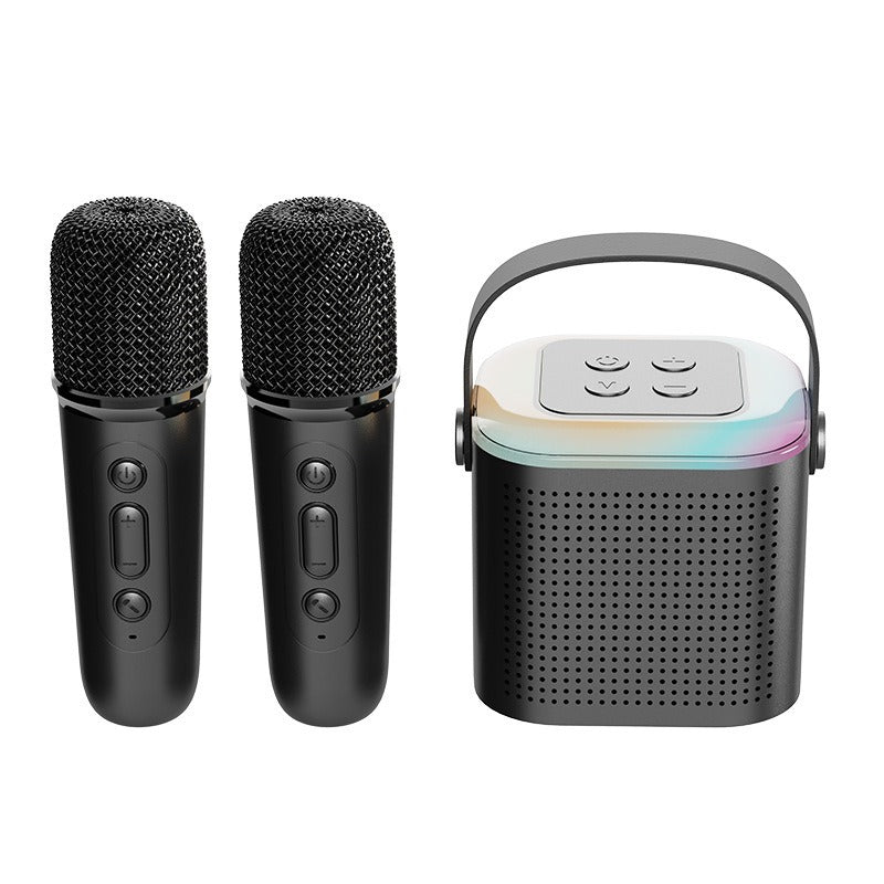 Bluetooth Karaoke Speaker with Wireless Mic for Kids