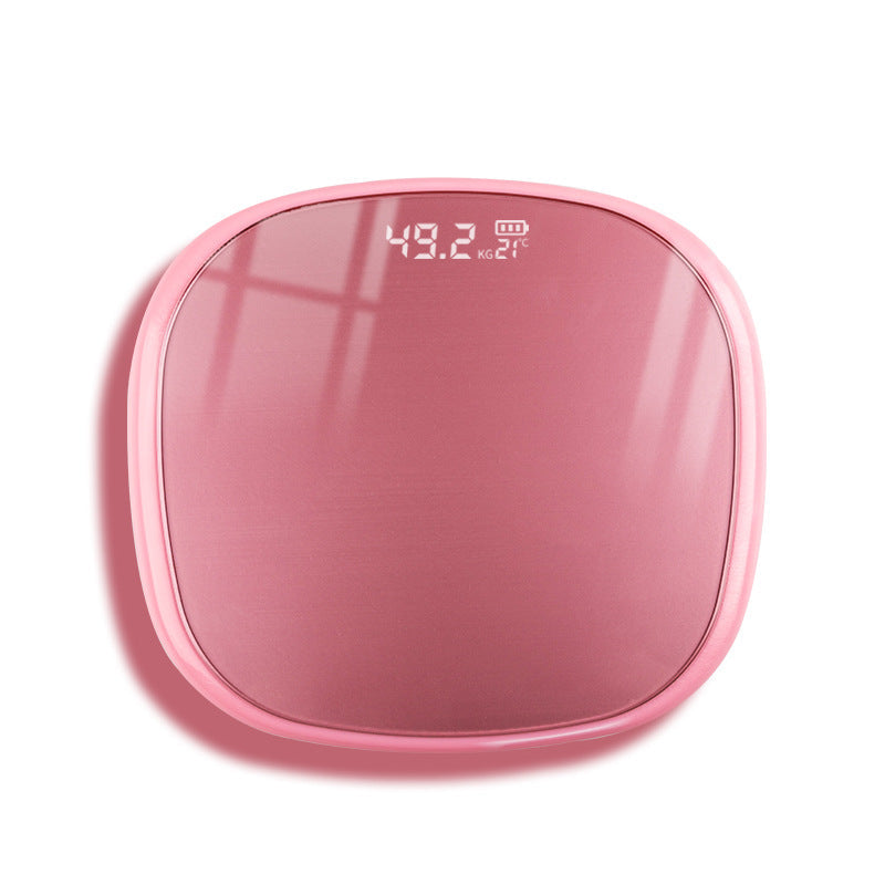 Pink Bluetooth Body Fat Scale for Daily Weight Tracking