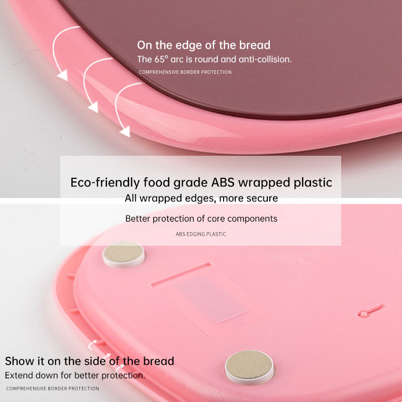 Pink Bluetooth Body Fat Scale for Daily Weight Tracking