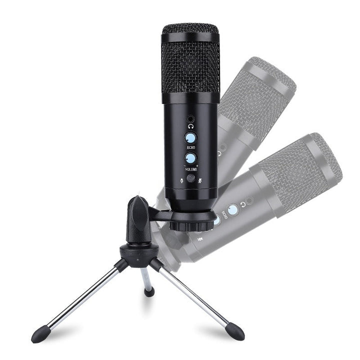 USB Condenser Microphone with Ear Monitor & Echo Control
