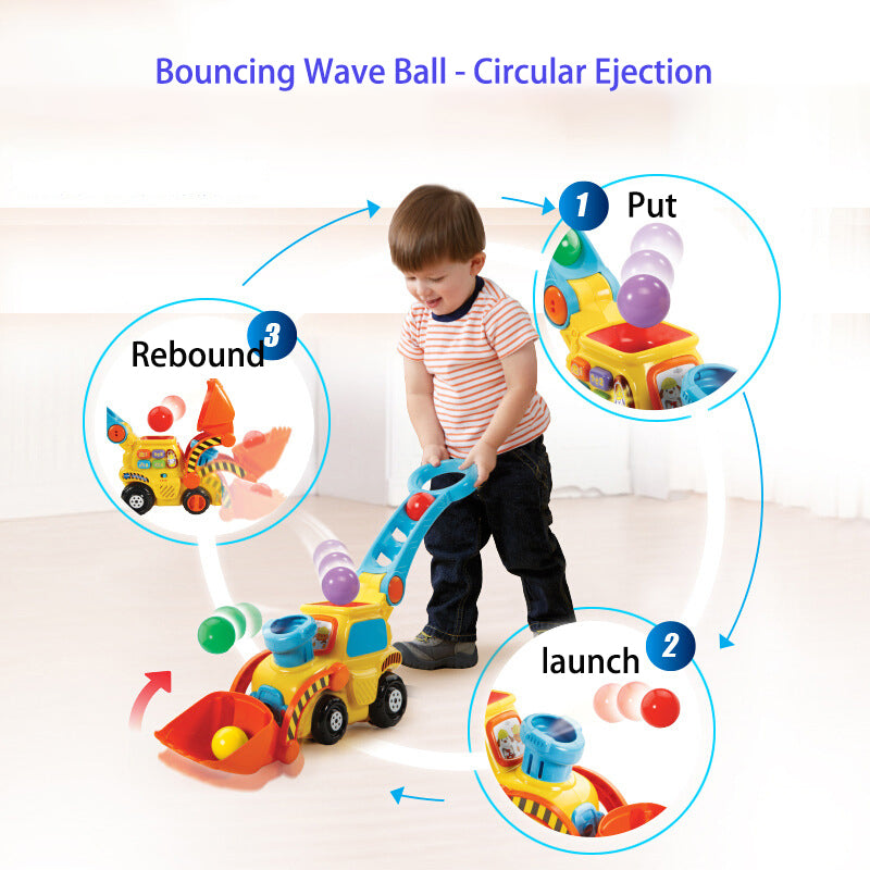 Baby Push Toy Ball Launcher for Active Learning Play