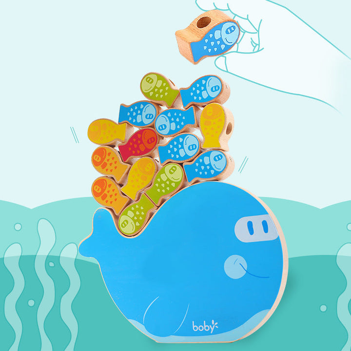 Magnetic Wooden Fishing Toy for Screen-Free Learning