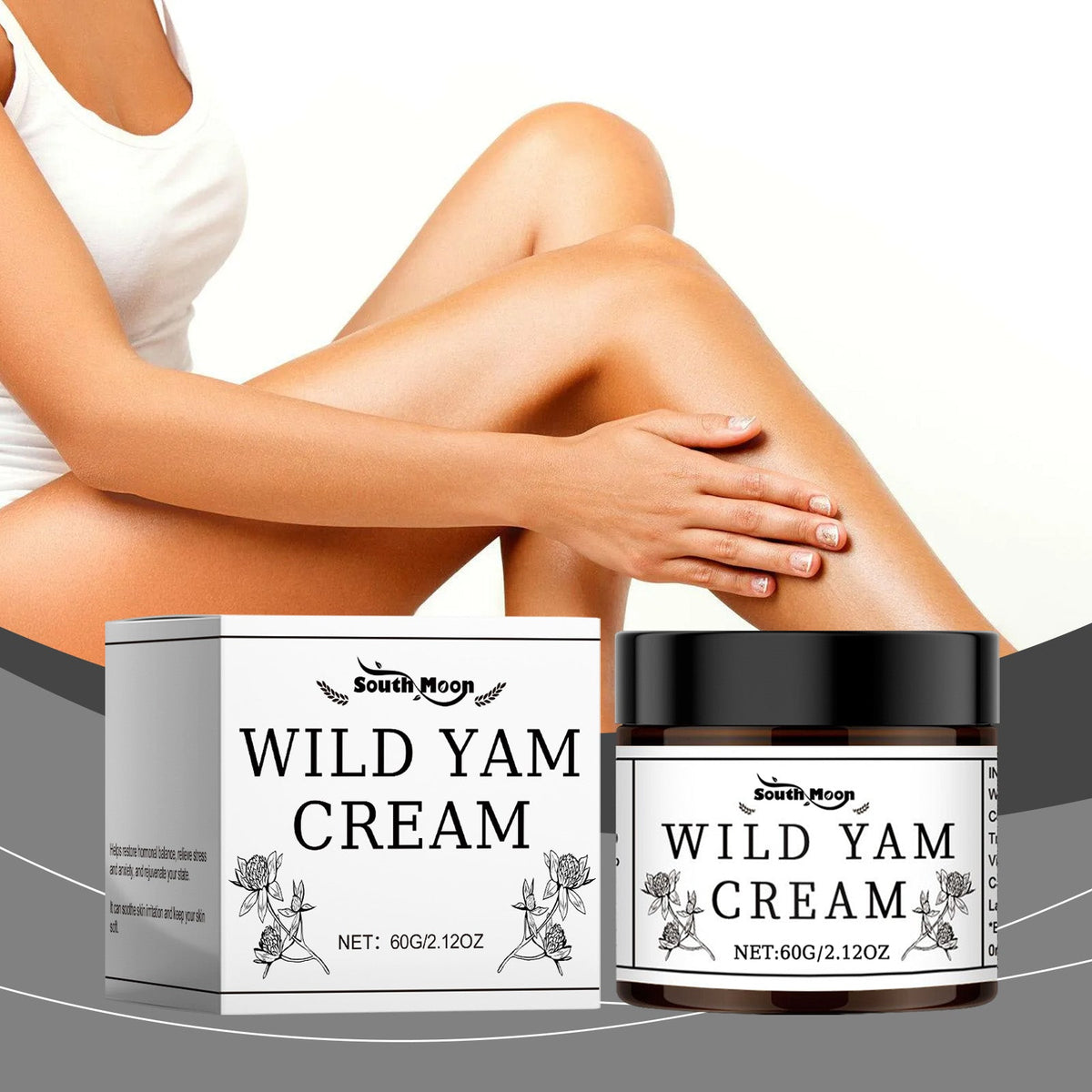 Wild Yam Body Moisturizer with Lavender and Coconut Oil