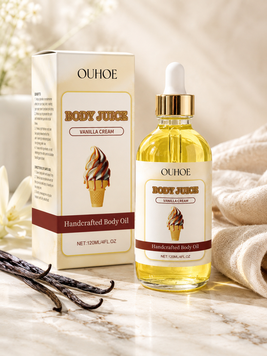 Dessert‑Scented Body Oil for Glowing Skin — Daily Nourishment