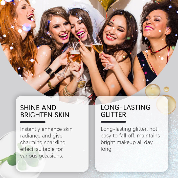 Body Glitter Spray for Long-Lasting Sparkling Radiance