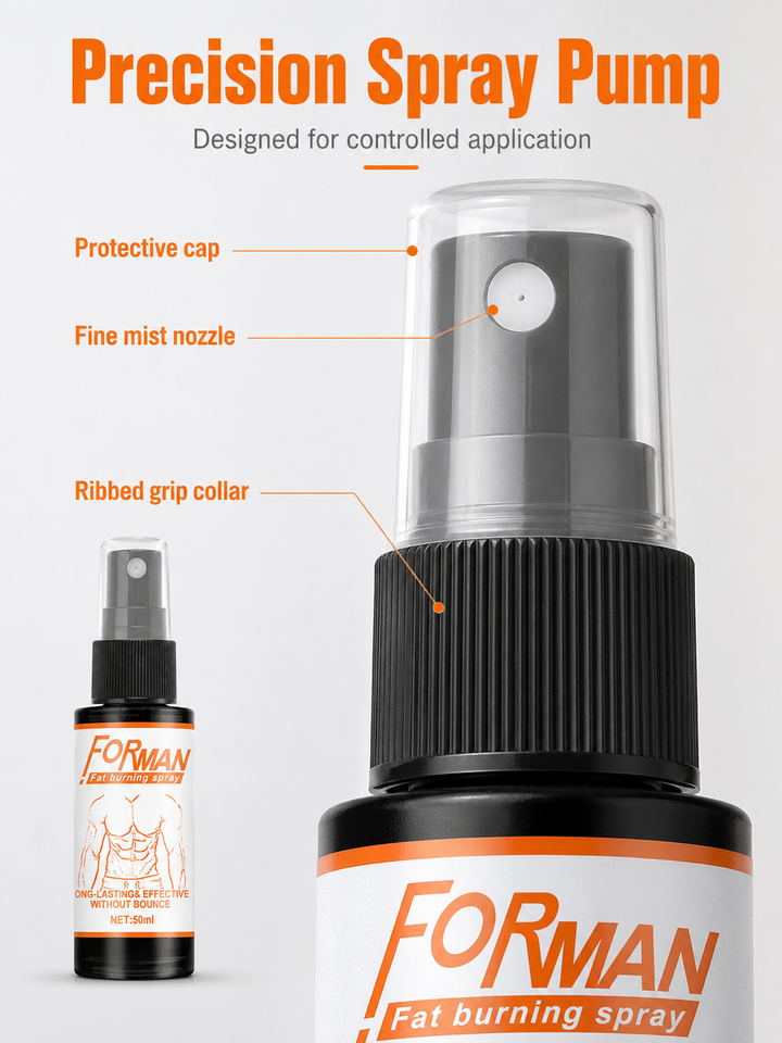 Body Sculpting Fat Burner Spray — Visible Six-Pack for Men
