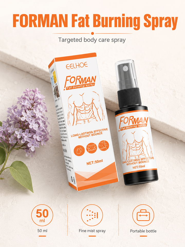 Body Sculpting Fat Burner Spray — Visible Six-Pack for Men
